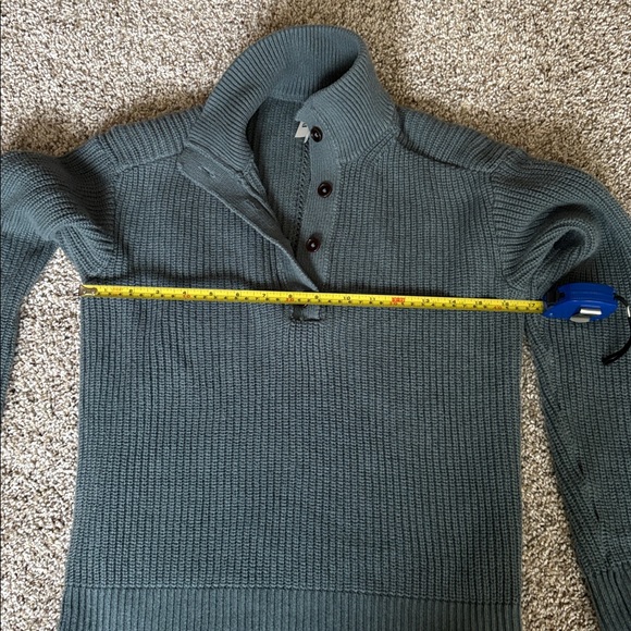 Pact Women's blue collar Sweater 100% organic cotton - Picture 10 of 15